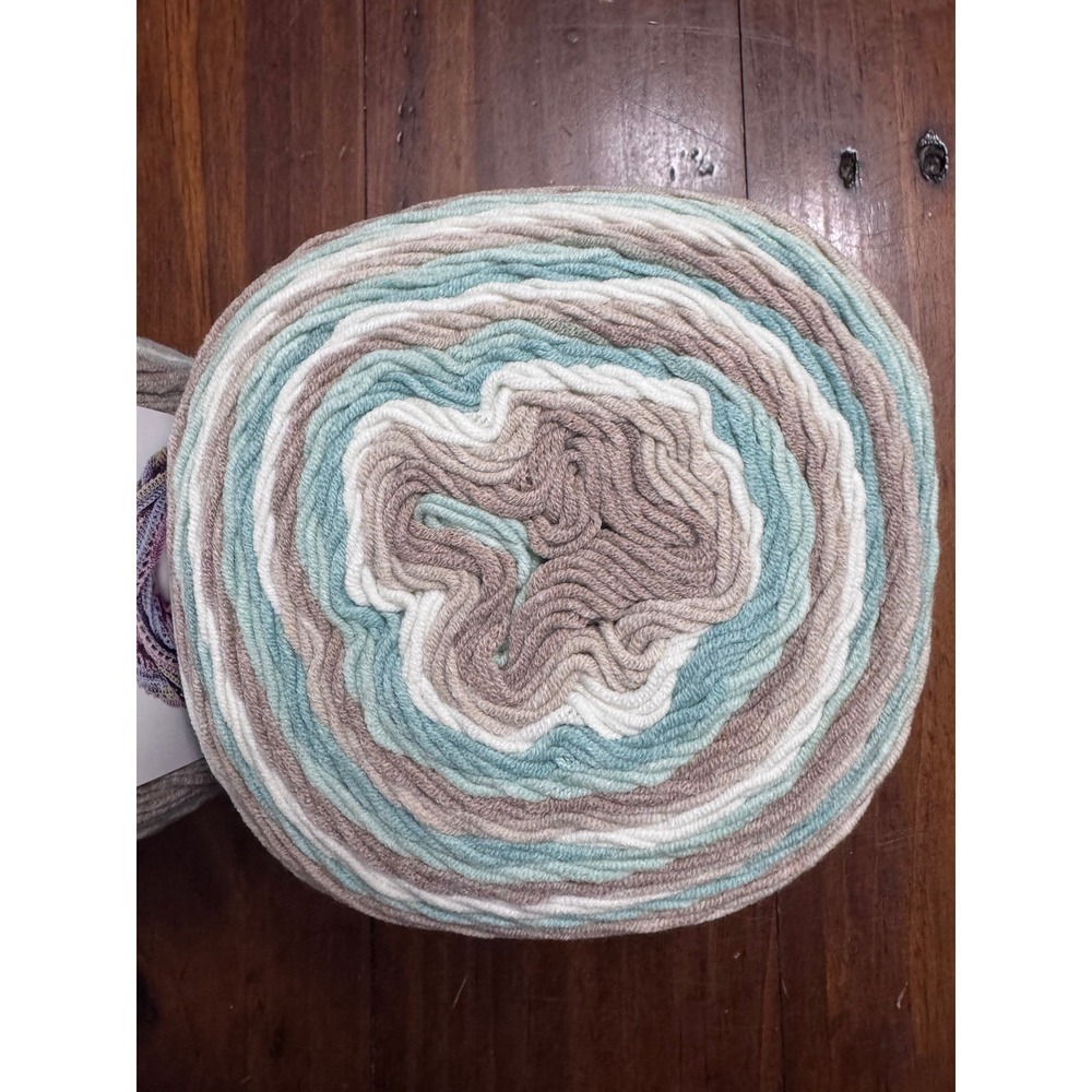 Caron Cotton Cakes Beachglass 57023 Medium 4 Cotton Acrylic Yarn 8.8oz 250g